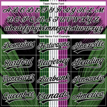 Загрузить изображение в средство просмотра галереи, Custom Stitched Medium Purple Black White-Aurora Green 3D Pattern Design Wolf Sports Pullover Sweatshirt Hoodie
