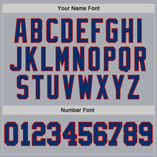 Load image into Gallery viewer, Custom Gray US Navy Blue-Red 3D Pattern Design Game Day Columbus Inspired Sports Pullover Sweatshirt Hoodie
