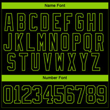 Загрузить изображение в средство просмотра галереи, Custom Black Neon Green-Pink 3D Pattern Fragment Art Hockey Lace Neck Jersey
