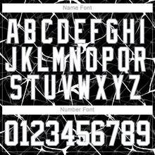 Загрузить изображение в средство просмотра галереи, Custom Black White-Gray 3D Pattern Abstract Network Hockey Lace Neck Jersey
