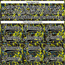 Load image into Gallery viewer, Custom Black Green White 3D Pattern Abstract Hockey Lace Neck Jersey
