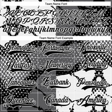 Load image into Gallery viewer, Custom Black Gray-White 3D Pattern Abstract Split Hockey Lace Neck Jersey
