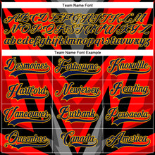 Laden Sie das Bild in den Galerie-Viewer, Custom Orange Navy Black Gray-Gold 3D Pattern Cyber Mecha E-sport Hockey Jersey
