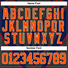 Charger l'image dans la galerie, Custom Black Orange Gold Blue Cream-White 3D Pattern Cyber Mecha E-sport Hockey Jersey
