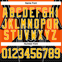 Загрузить изображение в средство просмотра галереи, Custom Black Gold Gray Orange-White 3D Pattern Cyber Mecha E-sport Hockey Jersey
