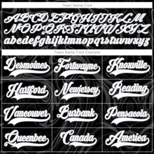 Load image into Gallery viewer, Custom Black White-Gray 3D Splash Art Hockey Lace Neck Jersey
