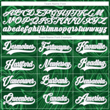 Laden Sie das Bild in den Galerie-Viewer, Custom Green White-Gray 3D Splash Art Hockey Lace Neck Jersey
