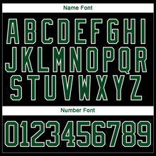 Laden Sie das Bild in den Galerie-Viewer, Custom Green Black-White 3D Pattern Geometric Shape Hockey Lace Neck Jersey
