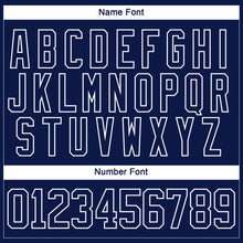 Load image into Gallery viewer, Custom Neon Green Navy-White 3D Pattern Geometric Shape Hockey Lace Neck Jersey
