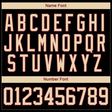 Load image into Gallery viewer, Custom Black City Cream-Crimson 3D Splash Art Hockey Lace Neck Jersey
