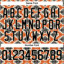 Charger l'image dans la galerie, Custom Black Orange-Cream 3D Pattern Native Americans Tribal Indigenous People Hockey Lace Neck Jersey
