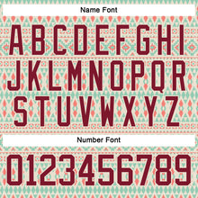 Charger l'image dans la galerie, Custom Cream Crimson 3D Pattern Native Americans Tribal Indigenous People Hockey Lace Neck Jersey
