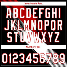 Load image into Gallery viewer, Custom Stitched Black White-Red 3D Pattern Design E-sports Pullover Sweatshirt Hoodie
