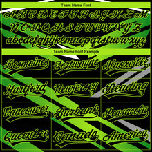 Load image into Gallery viewer, Custom Stitched Black Neon Green-White 3D Pattern Design E-sports Pullover Sweatshirt Hoodie
