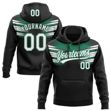 Загрузить изображение в средство просмотра галереи, Custom Stitched Black White-Kelly Green 3D Pattern Design E-sports Pullover Sweatshirt Hoodie
