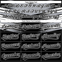 Charger l'image dans la galerie, Custom Stitched Black Gray-White 3D Pattern Design E-sports Pullover Sweatshirt Hoodie
