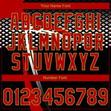 Charger l'image dans la galerie, Custom Stitched Red Black Old Gold-White 3D Pattern Design E-sports Pullover Sweatshirt Hoodie
