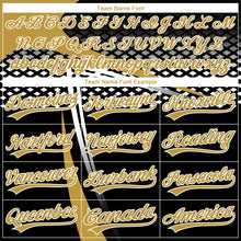 Laden Sie das Bild in den Galerie-Viewer, Custom Stitched Old Gold Black-White 3D Pattern Design E-sports Pullover Sweatshirt Hoodie
