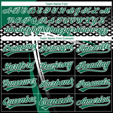 Laden Sie das Bild in den Galerie-Viewer, Custom Stitched Kelly Green Black-White 3D Pattern Design E-sports Pullover Sweatshirt Hoodie
