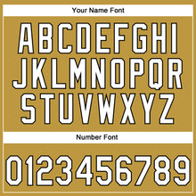 Laden Sie das Bild in den Galerie-Viewer, Custom Stitched Old Gold White-Black 3D Pattern Design E-sports Pullover Sweatshirt Hoodie
