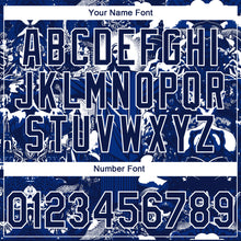 Charger l'image dans la galerie, Custom Stitched Navy Royal-White 3D Pattern Design Religion Jesus Christ Pullover Sweatshirt Hoodie
