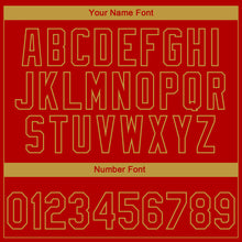 Load image into Gallery viewer, Custom Stitched Red Old Gold Black-White 3D Pattern Design Religion Jesus Christ Pullover Sweatshirt Hoodie
