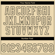 Laden Sie das Bild in den Galerie-Viewer, Custom Stitched Cream Black 3D Pattern Design Religion Jesus Christ Pullover Sweatshirt Hoodie
