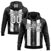 Загрузить изображение в средство просмотра галереи, Custom Stitched Black White 3D Pattern Design Retro Medieval Pullover Sweatshirt Hoodie
