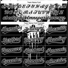 Load image into Gallery viewer, Custom Stitched Black White 3D Skull Pattern Pullover Sweatshirt Hoodie
