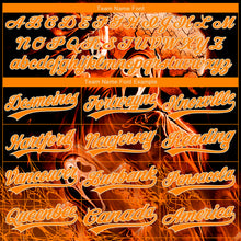 Load image into Gallery viewer, Custom Stitched Black Bay Orange-City Cream 3D Skull Pattern Pullover Sweatshirt Hoodie
