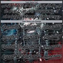 Charger l'image dans la galerie, Custom Stitched Black Gray 3D Pattern Design Viking Pullover Sweatshirt Hoodie
