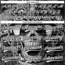 Load image into Gallery viewer, Custom Stitched Black White 3D Skull Pattern Pullover Sweatshirt Hoodie
