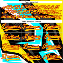 Load image into Gallery viewer, Custom Black Yellow Blue Royal Red-White 3D Pattern Cyber Mecha E-sport Hockey Jersey
