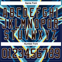 Charger l'image dans la galerie, Custom Red Brown Blue Yellow-White 3D Pattern Cyber Mecha E-sport Hockey Jersey
