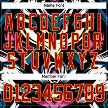 Charger l'image dans la galerie, Custom Red Blue Black Purple Yellow-White 3D Pattern Cyber Mecha E-sport Hockey Jersey
