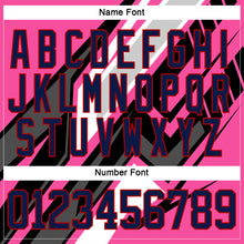 Load image into Gallery viewer, Custom Pink Navy Black Gray Red-White 3D Pattern Cyber Mecha E-sport Hockey Jersey

