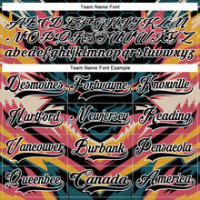 Charger l'image dans la galerie, Custom Red Black Blue Pink Yellow-White 3D Pattern Cyber Mecha E-sport Hockey Jersey
