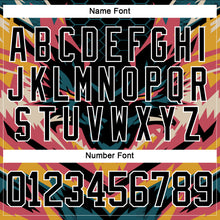 Charger l'image dans la galerie, Custom Red Black Blue Pink Yellow-White 3D Pattern Cyber Mecha E-sport Hockey Jersey
