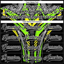 Load image into Gallery viewer, Custom Gold Black Green Gray-White 3D Pattern Cyber Mecha E-sport Hockey Jersey
