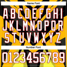 Load image into Gallery viewer, Custom Gold White Black-Red 3D Pattern Cyber Mecha E-sport Hockey Jersey
