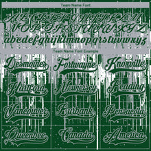 Load image into Gallery viewer, Custom Green Gray-White 3D Pattern Dripping Splatter Hockey Lace Neck Jersey
