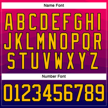 Load image into Gallery viewer, Custom Navy Gold Red Black-White 3D Pattern Abstract Gradient Halftone Hockey Lace Neck Jersey
