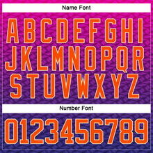 Load image into Gallery viewer, Custom Hot Pink Orange Purple Yellow-Cream 3D Pattern Abstract Gradient Halftone Hockey Lace Neck Jersey
