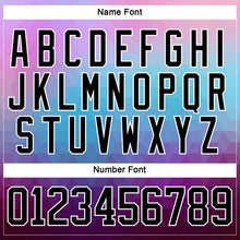 Load image into Gallery viewer, Custom Purple Black Blue-White 3D Pattern Abstract Gradient Halftone Hockey Lace Neck Jersey
