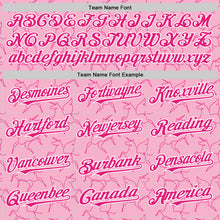 Загрузить изображение в средство просмотра галереи, Custom Light Pink Hot Pink-White Valentine's Day Unicorn Authentic Baseball Jersey
