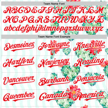 Загрузить изображение в средство просмотра галереи, Custom White Fire Red-Green Valentine's Day Love Heart Authentic Baseball Jersey
