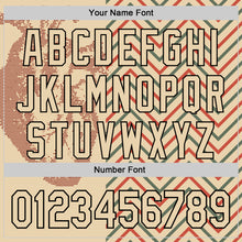 Загрузить изображение в средство просмотра галереи, Custom City Cream Black Valentine's Day Heart Authentic Baseball Jersey
