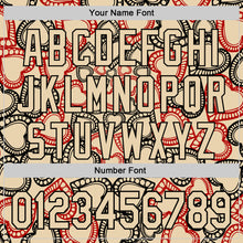 Загрузить изображение в средство просмотра галереи, Custom City Cream Black Valentine's Day Love Heart Authentic Baseball Jersey
