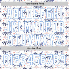 Загрузить изображение в средство просмотра галереи, Custom White Light Blue Valentine's Day Love Heart Authentic Baseball Jersey
