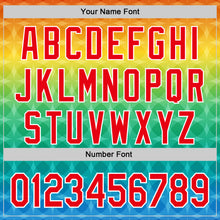 Загрузить изображение в средство просмотра галереи, Custom Yellow Fire Red Green Blue-White Valentine's Day Pride Month Love Is Love Authentic Baseball Jersey
